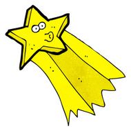 cartoon shooting star N26