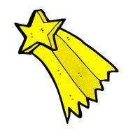 cartoon shooting star N27