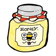 cartoon jar of honey N7