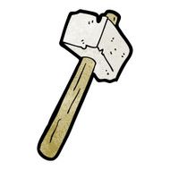 cartoon stone hammer N2