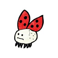cartoon funny ladybug N2