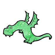 Cartoon funny dragon N4