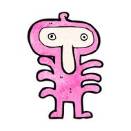 cartoon weird alien N27
