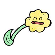 flower dandelion cartoon character N3