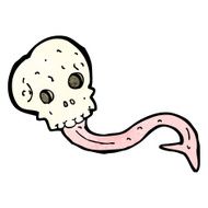 funny cartoon skull N64