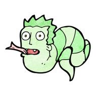 cartoon snake man N5