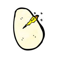 cartoon hatching egg N2