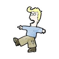 cartoon shocked man N184