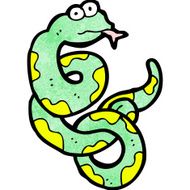 Cartoon Snake N297