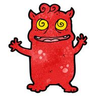 cartoon crazy little monster N3