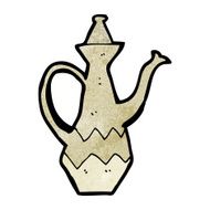 Cartoon Coffee Pot N22