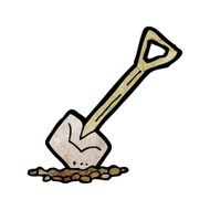 Cartoon Shovel N34