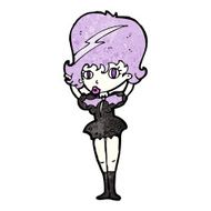 Cartoon Vampire Girl N362