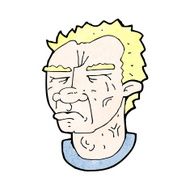 cartoon frowning man N3