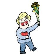 cartoon romantic man N5