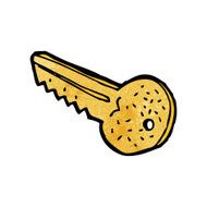 cartoon gold key N4