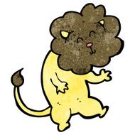 Funny Cartoon Lion N10