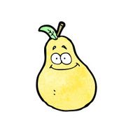 Cartoon Pear N95