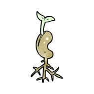 cartoon growing seedling N2