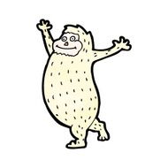 cartoon yeti monster N4