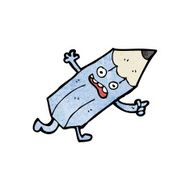 Pencil Cartoon Character N23