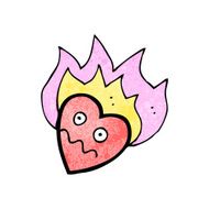 funny cartoon heart N6