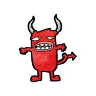 cartoon funny little monster N14