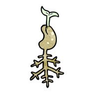 cartoon seedling growing N2
