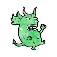 cartoon funny little monster N20