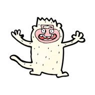 cartoon white monkey N2