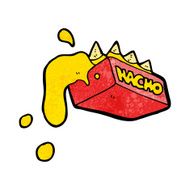 cartoon cheesy nachos N4