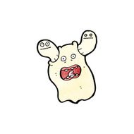 Spooky Cartoon Ghost N15