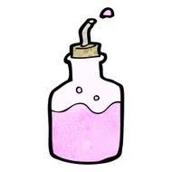 cartoon pink drinks bottle N2