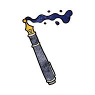 cartoon messy fountain pen N5