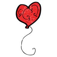 cartoon heart balloon N2