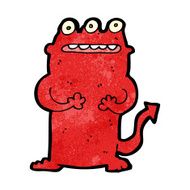 funny cartoon monster N62
