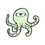 Cartoon Octopus N137