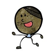 cartoon happy doodle man N36