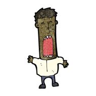 cartoon screaming man N30