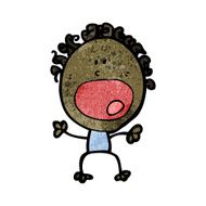 cartoon complaining doodle woman N8