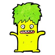 cartoon little monster N105