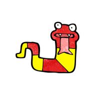 cartoon poisonous snake N38