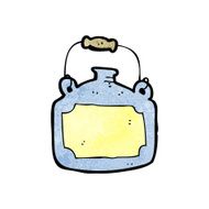 old clay bottle cartoon N4