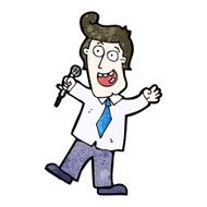 cartoon motivational speaker