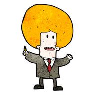 cartoon ginger man in suit N2