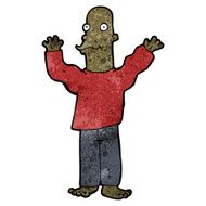 cartoon excited bald man N6