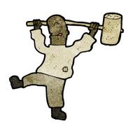 Cartoon Man With Hammer N3