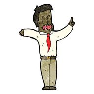 cartoon stressed out man N38