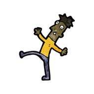 cartoon dancing man N93