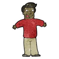 cartoon man with no worries N20